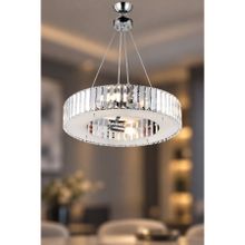 İstanbul Avize Lüx Elmas 37 cm Krom Avize
