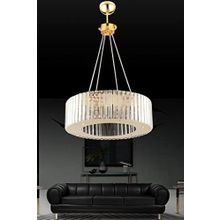 İstanbul Avize Lüx Elmas 45 cm Gold Kristal Taşlı Avize