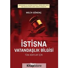 İstisna Vatandaşlık Bilgisi - Melih Gönenç