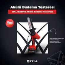 Ital ICS6002 Akülü Budama 2X21V Akü Uzun Palali El Testeresi