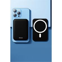 iThink Powerbank Magsafe 15 W 5000 mAh Kapasite Siyah Taşınabilir Şarj Cihazı pb-900