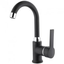 İtimat Idea Siyah 563KCB Kuğu Lavabo Bataryası