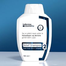İzderma 300 ml Relief Shampoo Kepek Karşıtı Devam Şampuanı