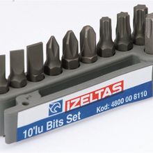 İzeltaş 10'lu Bits Uç Seti