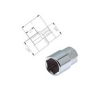 İzeltaş 1110 3/8'' 6 Köşe 9 mm Lokma Anahtar