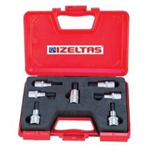 İzeltaş 1/2" 7'li Lokmalı Allen Uç Takımı