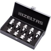 İzeltaş 1/2'' 9 Parça 60 mm Lokmalı Tork Uç Takımı