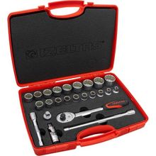 Izeltaş 1/2” On Iki Köşe Lokma Anahtar Takımı (24 Parça, Sae) Lokma