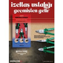 İzeltaş 13000005134 3 Parça Nostalji Serisi Kraft Pense Seti
