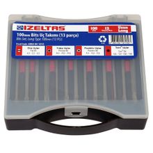 İzeltaş 4850001013 100 mm 13 Parça Uzun Bits Uç Takımı