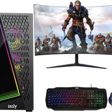 Izoly Spectre YZ i5-4590 16GB RAM 512GB SSD 8GB RX 580 FreeDOS 24 inç Monitör Oyun Bilgisayarı