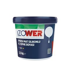 İzower Beyaz 3,5 kg İpeksi Mat Silikonlu İç Cephe Boyası