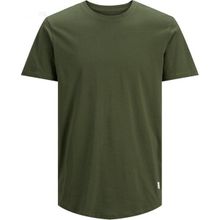 Jack & Jones 12113648 Haki Essentials Jjenoa Pamuklu Bisiklet Yaka Erkek T-Shirt