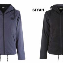 Jack Jones 12117299 Siyah Erkek Mont