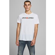 Jack & Jones 12137126 Beyaz Erkek T-Shirt