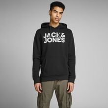 Jack & Jones 12152840-B Corp Logo Siyah Erkek Sweatshirt