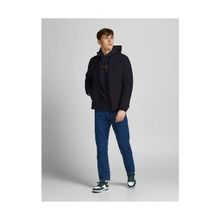 Jack & Jones 12211129 Siyah Jjerecycle Puffer Collar Erkek Mont