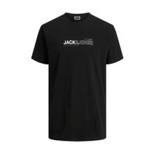 Jack & Jones 12215655 Siyah Erkek T-shirt