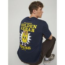 Jack & Jones 12232251 Lacivert Erkek T-shirt