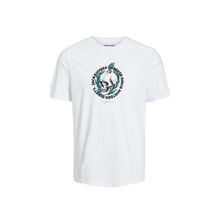 Jack & Jones 12232656 Beyaz Erkek T-shirt