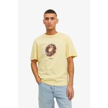 Jack & Jones 12238166-Frenc Jordimensional Tee Ss Crew Neck Tg Beyaz Erkek T-shirt
