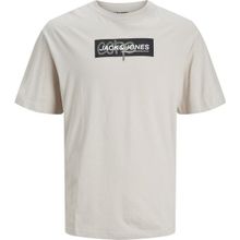 Jack & Jones 12253477 Bej O Yaka Erkek T-Shirt