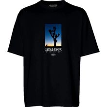 Jack & Jones 12255639 Siyah Erkek T-shirt
