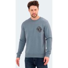 Jack & Jones 12256818 Mavi Erkek Sweatshirt