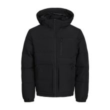 Jack & Jones 12258416 Jjeotto Puffer Siyah Erkek Mont