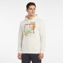 Jack & Jones 12276599-ANW Lucca Graphic Ekru Erkek Kapüşonlu Sweatshirt
