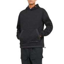 Jack & Jones Core Jcofilo Plain Aw23 Sweat Hood SN Siyah Erkek Sweatshirt