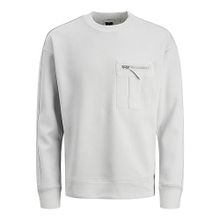 Jack & Jones Core Jcospace Pocket Sweat Mix Package Gri Erkek Sweatshirt