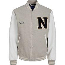 Jack & Jones Erkek Kolej Yaka Mont Bej Renkli Kaliteli Kumaş ile Outdoor Kullanım İçin