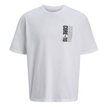 Jack & Jones Jcoflash Tee SS Crew Neck Styd Parlak Beyaz Erkek T-shirt