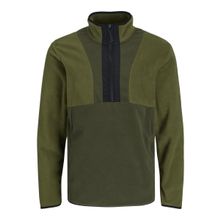 Jack & Jones Jcolunar Fleece Sweat High Neck SN Yağ Yeşili Erkek Sweatshirt
