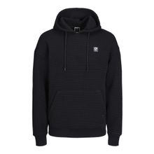 Jack & Jones Jcostructured Sweat Hood SMU Siyah Erkek Sweatshirt