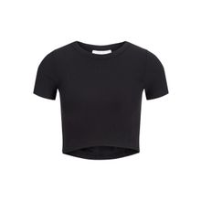 Jack & Jones Jjxx Jxflorie Ss Rib Tee Noos Siyah Kadın T-shirt