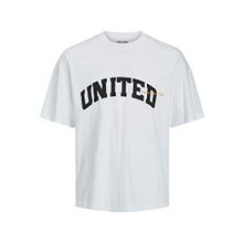 Jack & Jones Jorbrink Studio Tee Ss Parlak Beyaz Bisiklet Yaka Erkek T-shirt