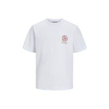 Jack & Jones Joreaster Activity Tee Ss Crew Neck Parlak Beyaz Erkek T-shirt
