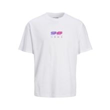 Jack & Jones Jorscope Tee SS Crew Neck TG Parlak Beyaz Erkek T-shirt