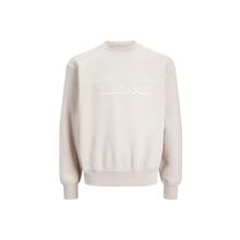 Jack & Jones Jorshadow Bolt Sweat Crew Neck BLK Koyu Bej Erkek Sweatshirt