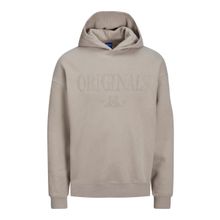 Jack & Jones Jorshadow Sweat Hood BLK Koyu Bej Erkek Sweatshirt