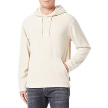 Jack & Jones Jorsilverlake Fleece Hood Kırık Beyaz Erkek Sweatshirt