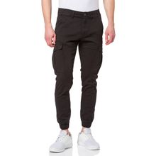 Jack & Jones Jpstmarco Jjjoe Cuffed Cargo Siyah Erkek Kargo Pantolon