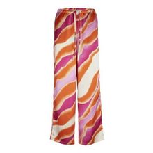 Jack & Jones Jxgrace Flora Satin Mw Pant Wvn Soluk Turuncu Kadın Pantolon