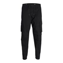Jack & Jones Kane Noah Siyah Manşetli Erkek Kargo Pantolon
