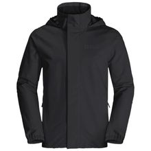 Jack Wolfskin 1111142 Stormy Point 2L JKT M Siyah Erkek Mont