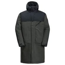 Jack Wolfskin 1116161-6502 Gri Heumarkt 2L Parka Unisex Uzun Outdoor Montu