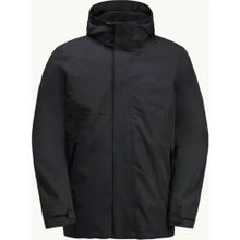 Jack Wolfskin 1116251-6000 Luntal 3in1 Jkt M Siyah Outdoor Erkek Mont
