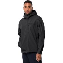 Jack Wolfskin 1306412_6000 Desert Wind Siyah Erkek Outdoor Ceket